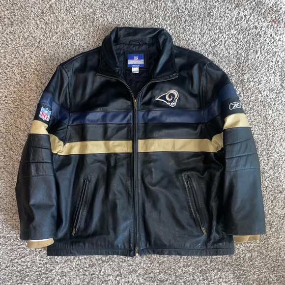 NFL Other - Vintage STL Rams Leather Jacket